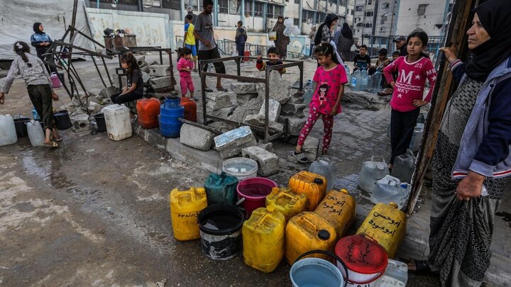 Photos: Severe water shortage crisis in Gaza