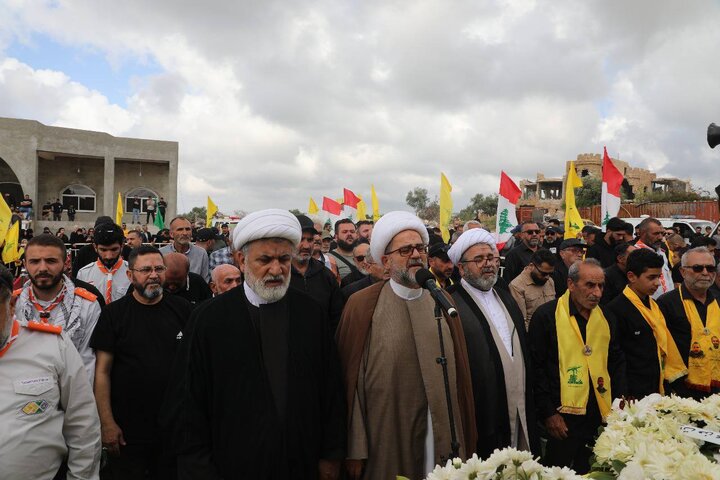 حزب الله وجماهير المقاومة يشيّعون الشّهيد علي جابر في شمع