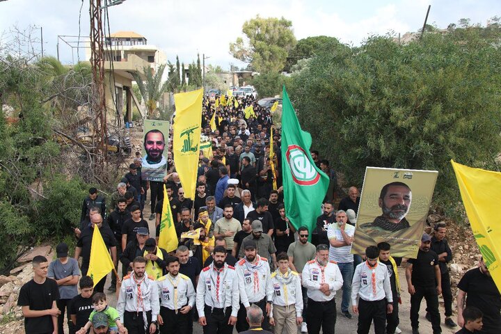 حزب الله وجماهير المقاومة يشيّعون الشّهيد علي جابر في شمع