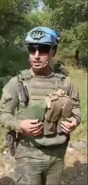 ویدیو | شهروند لبنانی سربازان یونیفل را اخراج می‌کند