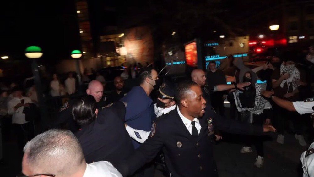 Pro-Palestine Jewish activist attacked amid tense protests in Brooklyn
