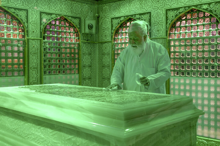 Photos: Dusting ceremony of Imam Reza's holy shrine ahead of Karamat Ten-Day