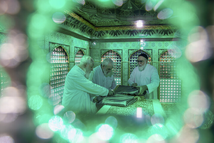 Photos: Dusting ceremony of Imam Reza's holy shrine ahead of Karamat Ten-Day