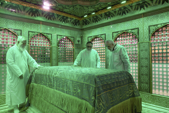 Photos: Dusting ceremony of Imam Reza's holy shrine ahead of Karamat Ten-Day