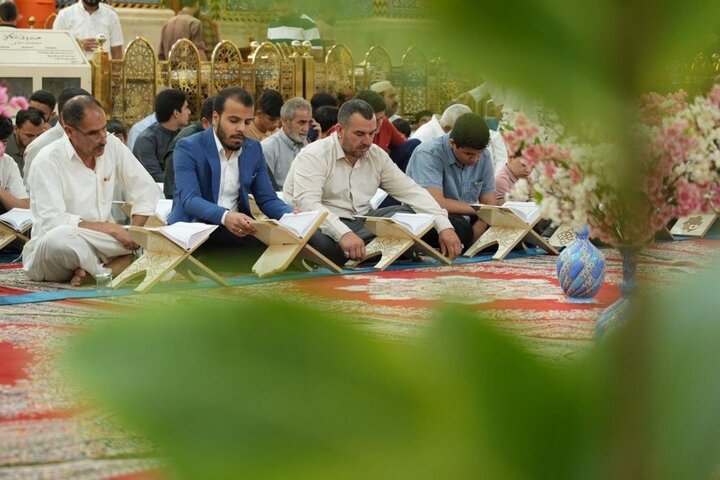 إقامة محفل قرآني بذكرى ولادة السيدة فاطمة المعصومة (عليها السلام) في مرقد أبي الفضل العباس (ع)
