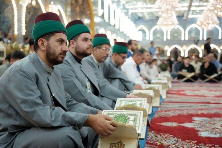 إقامة محفل قرآني بذكرى ولادة السيدة فاطمة المعصومة (عليها السلام) في مرقد أبي الفضل العباس (ع)