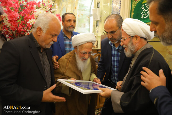 گزارش تصویری | مراسم بزرگداشت مقام معلم و تقدیر از آیت‌الله جوادی آملی