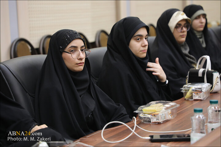 دیدار جمعی از دانشجویان دانشگاه گیلان با آیت‌الله رمضانی