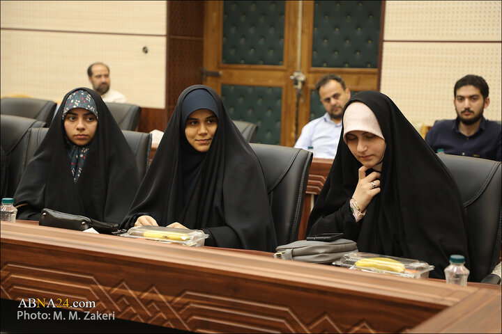 دیدار جمعی از دانشجویان دانشگاه گیلان با آیت‌الله رمضانی
