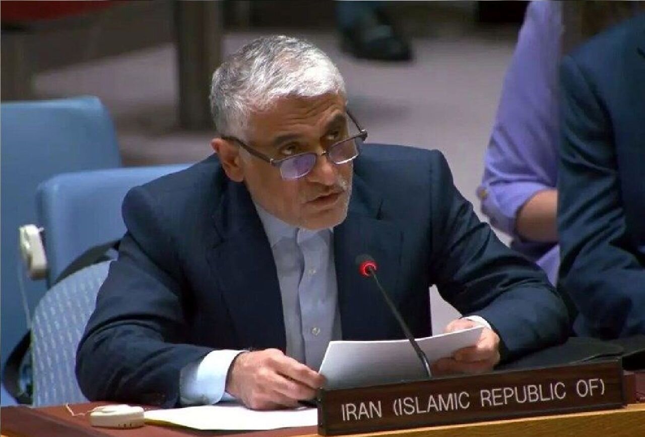 Iran's U.N. envoy criticizes global community for its "moral and legal failure" in addressing Israeli crimes in Gaza