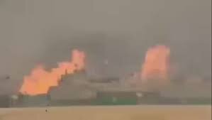 فیديو | الحرائق تمتد لإحدى القواعد العسكرية الصهيونية غربي القدس المحتلة