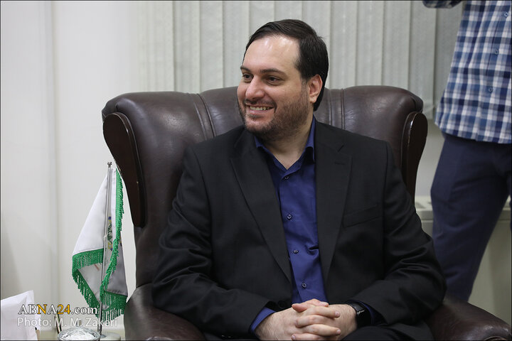 新闻图片 | 伊朗国家网络空间中心主任会见世界圣裔大会秘书长