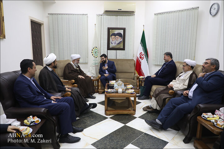 新闻图片 | 伊朗国家网络空间中心主任会见世界圣裔大会秘书长