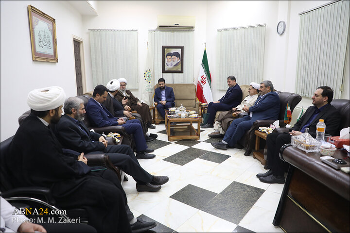 新闻图片 | 伊朗国家网络空间中心主任会见世界圣裔大会秘书长