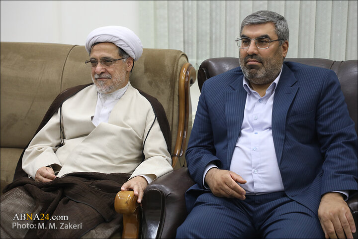 新闻图片 | 伊朗国家网络空间中心主任会见世界圣裔大会秘书长