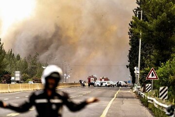 مقبوضه بیت المقدس میں نہ بجھنے والی آگ اور "اسرائیل" کی بے بسی / صہیونیوں نے بین الاقوامی مدد مانگی + ویڈیوز