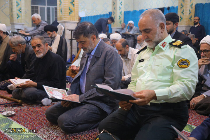 مراسم سالگرد شهادت آیت‌الله شهید سلیمانی در شهر قم