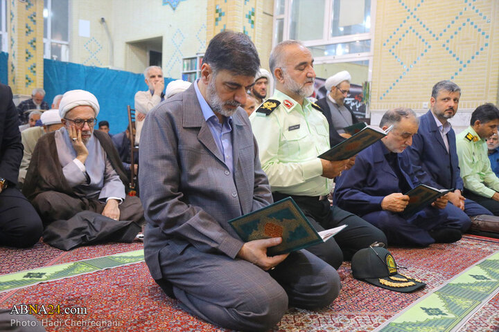 مراسم سالگرد شهادت آیت‌الله شهید سلیمانی در شهر قم