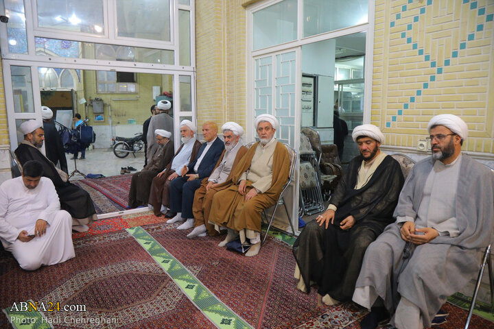 مراسم سالگرد شهادت آیت‌الله شهید سلیمانی در شهر قم