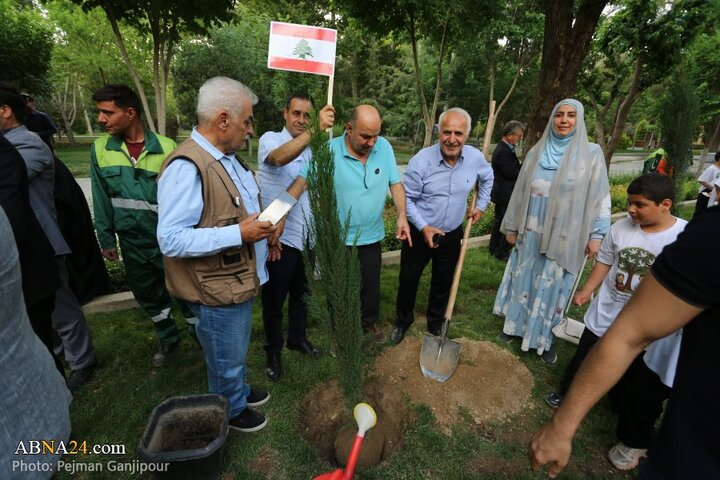 کاشت درخت صلح در اصفهان