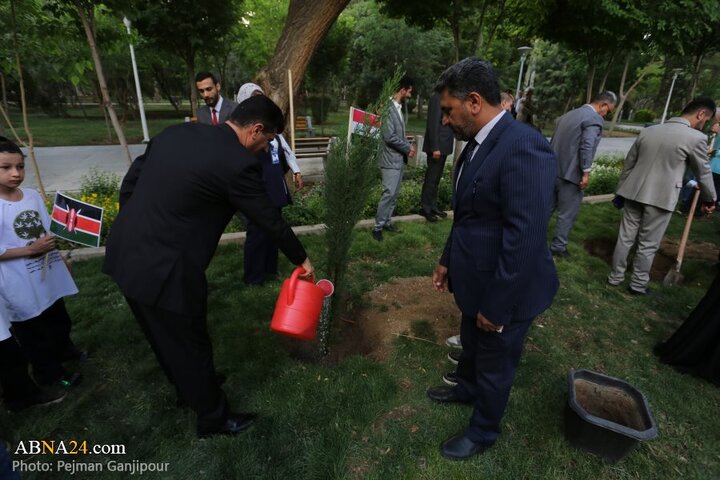 کاشت درخت صلح در اصفهان