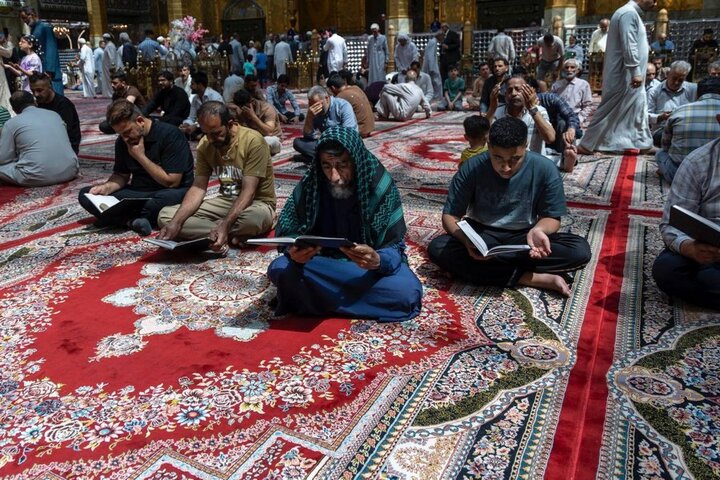 مراسيم قراءة دعاء الندبة عند مرقد أبي الفضل العباس (عليه السلام)