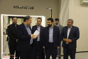 Photos: Head of National Cyberspace Center visits ABNA News Agency