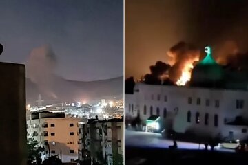 حملات هوایی جدید اسرائیل علیه سوریه/ صدای انفجارها در دمشق شنیده شد