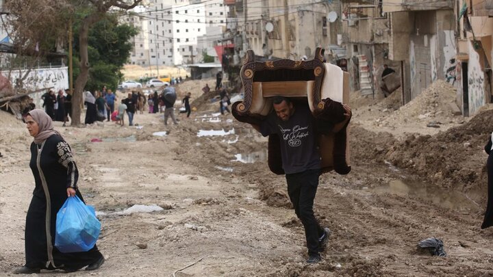 رژیم صهیونیستی ۱۰۶ خانه فلسطینی‌ها را در طولکرم و اردوگاه آوارگان نور شمس ویران می‌کند