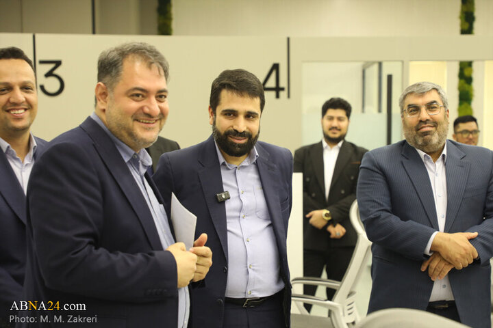 Photos: Head of National Cyberspace Center visits ABNA Nes Agency