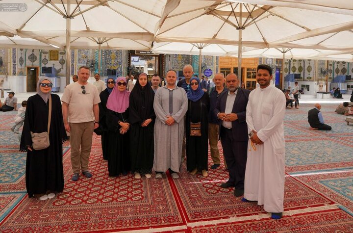 وفد بولندي يتشرف بزيارة العتبة العلويّة المقدّسة