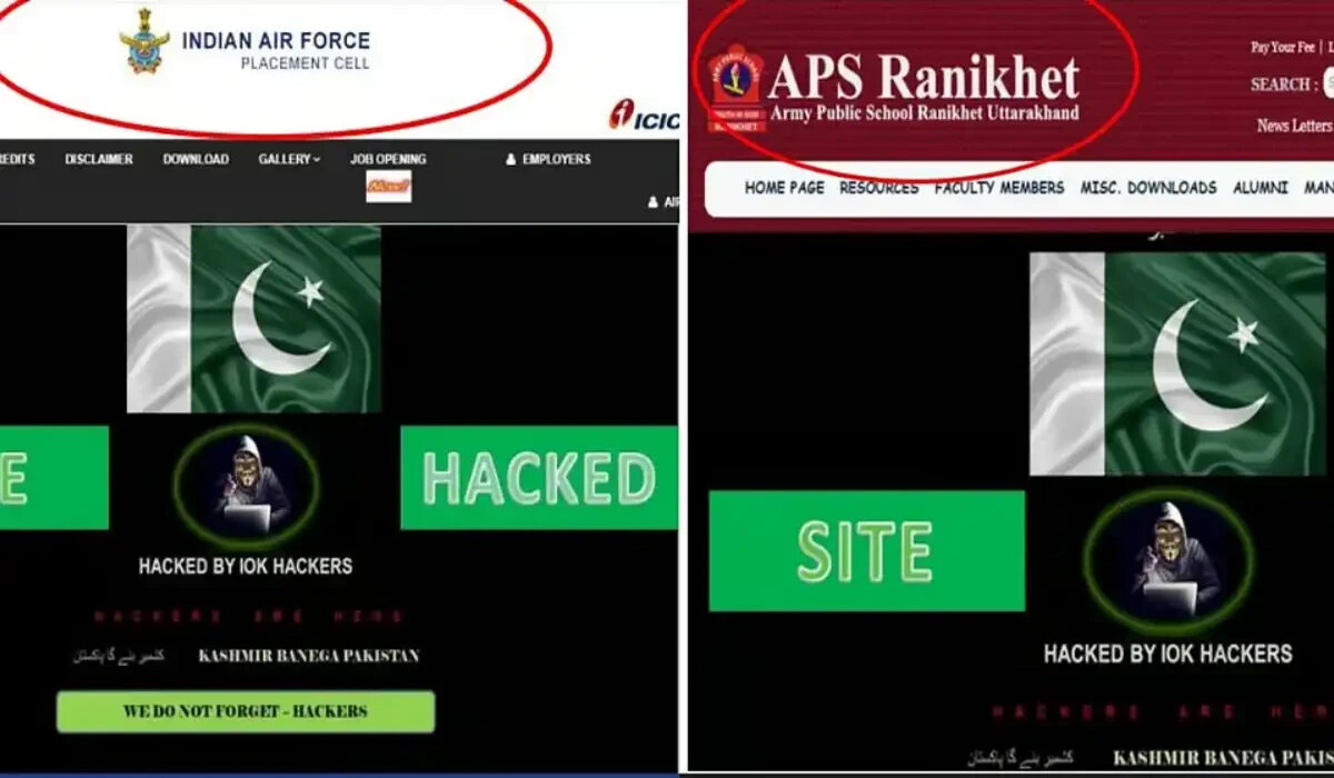 پاکستانی ہیکرز نے بھارتی فضائیہ اور فوج کی ویب سائٹس ہیک کر لیں