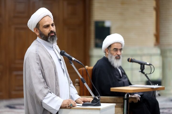 Photos: Seminary students honor Ayatollah Fazel Lankarani on occasion of Teacher's Day