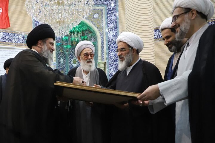 Photos: Seminary students honor Ayatollah Fazel Lankarani on occasion of Teacher's Day