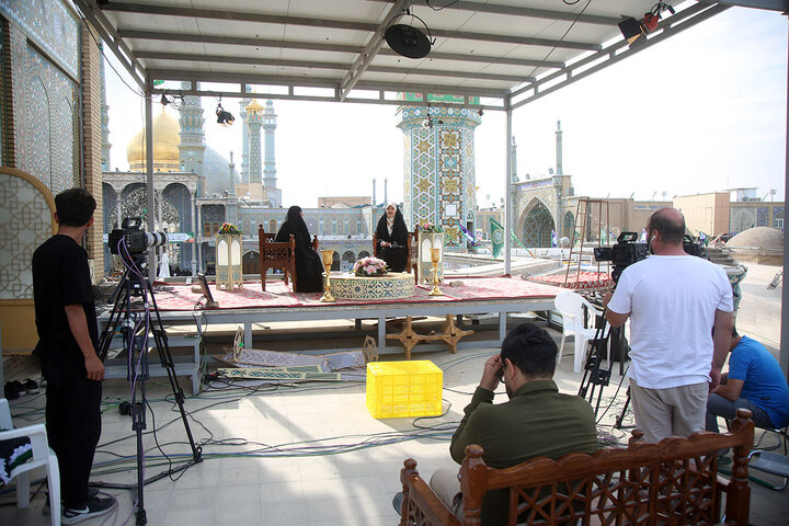 Photos: Behind the Scenes of media programs for birth anniversary of Hazrat Masoumeh