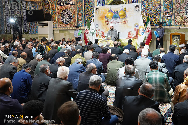 گزارش تصویری | جشن دهه کرامت با سخنرانی حجت الاسلام عالی