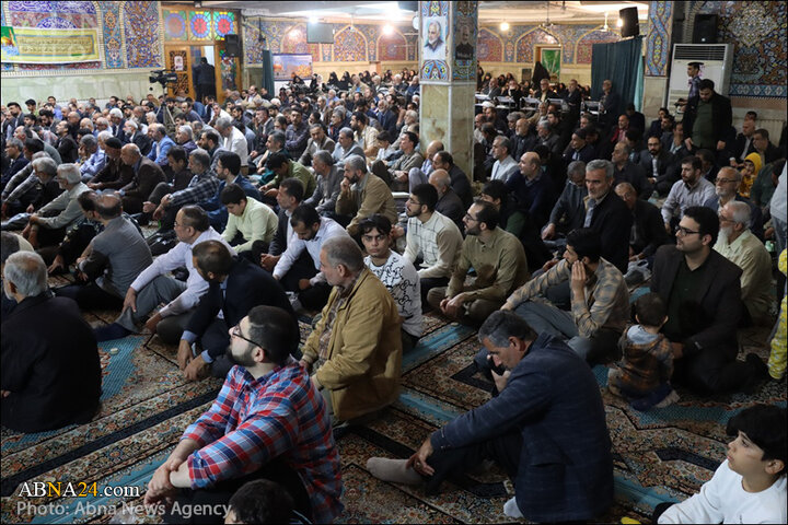 گزارش تصویری | جشن دهه کرامت با سخنرانی حجت الاسلام عالی
