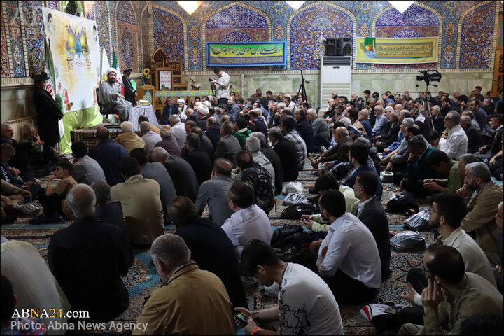 گزارش تصویری | جشن دهه کرامت با سخنرانی حجت الاسلام عالی