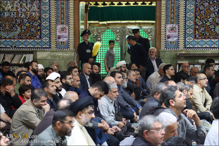 گزارش تصویری | جشن دهه کرامت با سخنرانی حجت الاسلام عالی