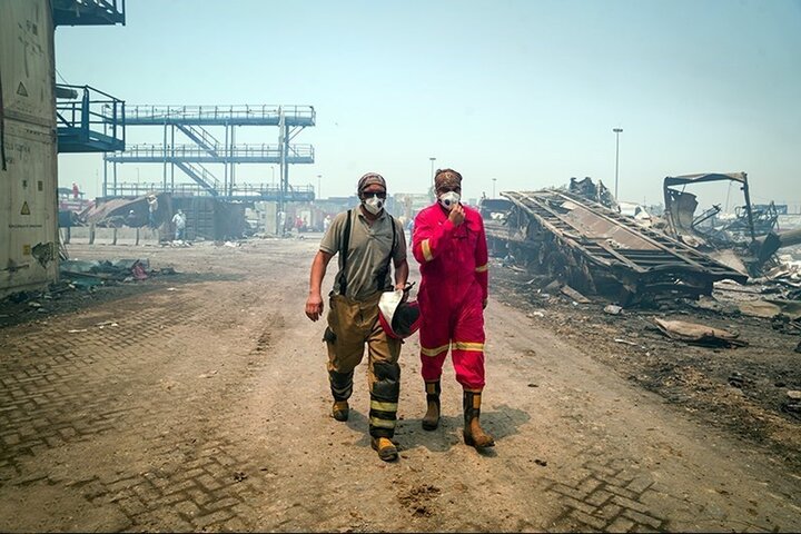 بازداشت ۲ مدیر در حادثۀ انفجار اسکله رجایی بندر عباس