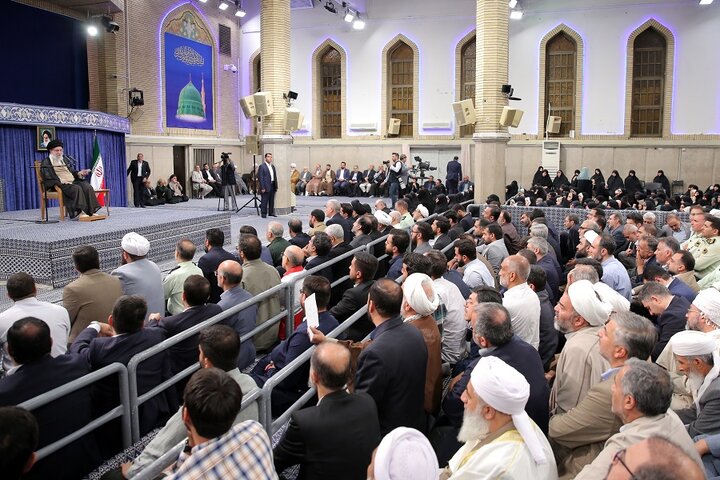 دیدار کارگزاران حج با رهبر انقلاب