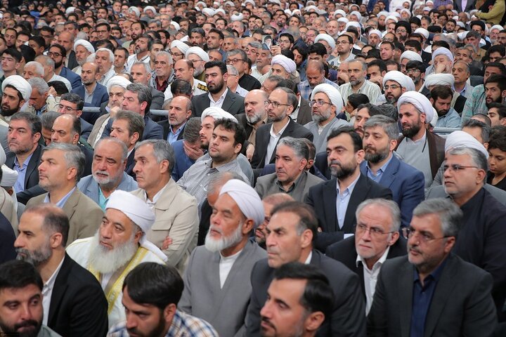 دیدار کارگزاران حج با رهبر انقلاب