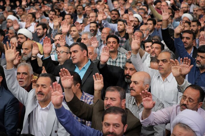 دیدار کارگزاران حج با رهبر انقلاب