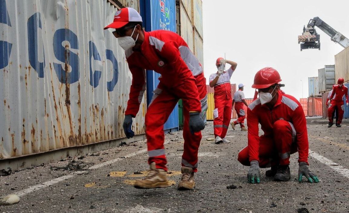 پایان عملیات جستجو در حادثه انفجار بندر رجایی
