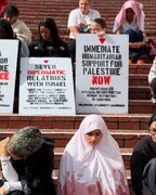 Photos: SA university students stand for Gaza: vigil honors children killed in Israel brutality