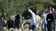 Extremist Jewish settlers set fire to Palestinian wheat fields in Burqa Plain, destroying harvest