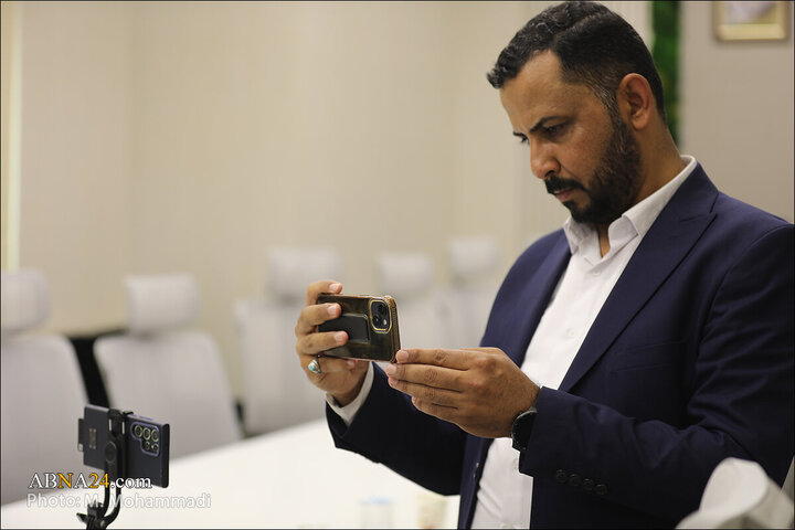 Photos: Imam Hussain shrine's media managers visits ABNA News Agency