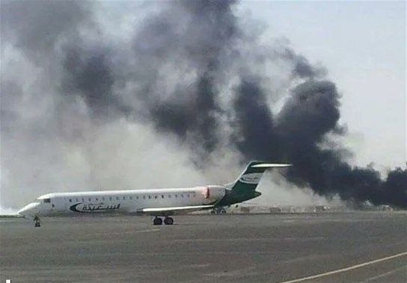 فيديو | مشاهد من داخل مطار صنعاء الدولي تظهر حجم الضربات والخسائر أثر الغارات الصهيونية