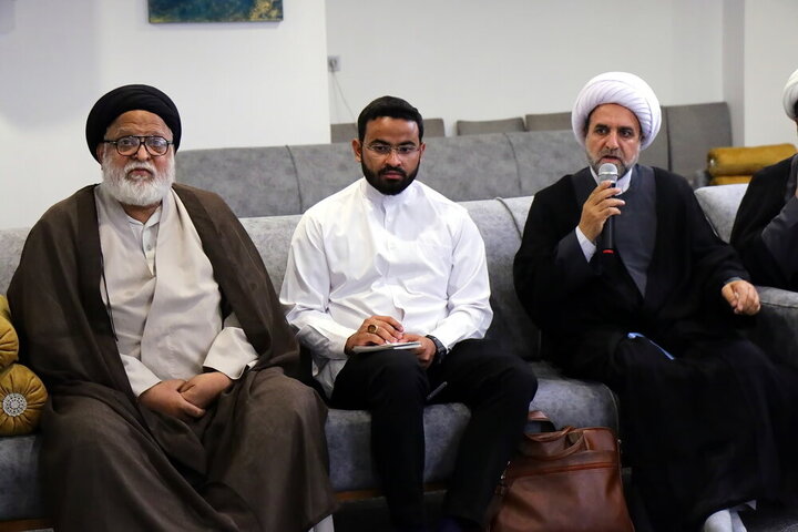 دیدار میهمانان همایش بین‌المللی یکصدمین سال حوزه با آیت‌الله شب‌زنده‌دار