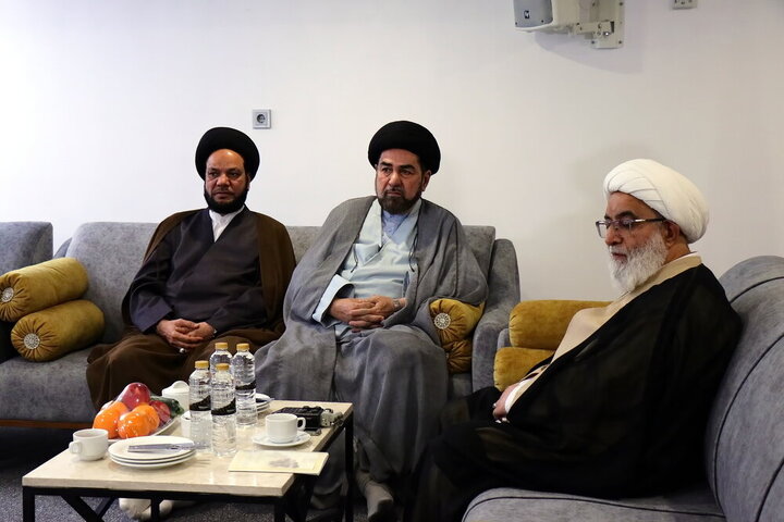 دیدار میهمانان همایش بین‌المللی یکصدمین سال حوزه با آیت‌الله شب‌زنده‌دار